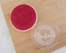 Load image into Gallery viewer, North Pole Express Delivery Fondant Embosser - Made in the UK with Love from House of Toot Sweet - Just £6.50! Shop now at House of Toot Sweet