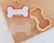 Load image into Gallery viewer, Dog Bone Cookie Cutter / Embosser - Made in the UK with Love from House of Toot Sweet - Just £5.50! Shop now at House of Toot Sweet