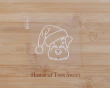 Load image into Gallery viewer, Santa Schnauzer Dog Cookie Cutter / Embosser - Made in the UK with Love from House of Toot Sweet - Just £5.50! Shop now at House of Toot Sweet