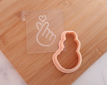 Load image into Gallery viewer, Finger heart Embosser & Cutter - Made in the UK with Love from House of Toot Sweet - Just £4! Shop now at House of Toot Sweet
