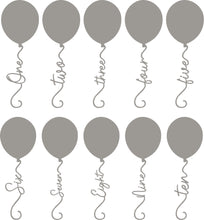 Load image into Gallery viewer, Balloon with Ages 1-10 Embosser & Frame Cookie Cutter - Made in the UK with Love from House of Toot Sweet - Just £6! Shop now at House of Toot Sweet