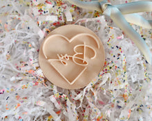 Load image into Gallery viewer, Boy Heart Fondant Cookie Stamp - Made in the UK with Love from House of Toot Sweet - Just £5! Shop now at House of Toot Sweet