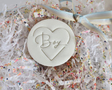 Load image into Gallery viewer, Boy Heart Fondant Cookie Stamp - Made in the UK with Love from House of Toot Sweet - Just £5! Shop now at House of Toot Sweet