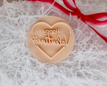 Load image into Gallery viewer, Happy Valentines Day Heart Fondant Cookie Stamp - Made in the UK with Love from House of Toot Sweet - Just £5! Shop now at House of Toot Sweet