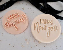Load image into Gallery viewer, Happy New Year Fondant Cookie Stamp - Made in the UK with Love from House of Toot Sweet - Just £5! Shop now at House of Toot Sweet