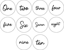 Load image into Gallery viewer, Handwritten Font Birthday Age 1-10 Fondant Cookie Stamp - Made in the UK with Love from House of Toot Sweet - Just £5! Shop now at House of Toot Sweet