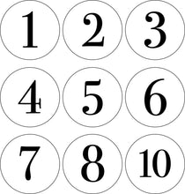 Load image into Gallery viewer, Classic Font Birthday Number Age 1-10 Fondant Cookie Stamp - Made in the UK with Love from House of Toot Sweet - Just £5! Shop now at House of Toot Sweet