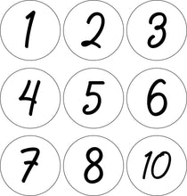 Load image into Gallery viewer, Handwritten Font Birthday Number Age 1-10 Fondant Cookie Stamp - Made in the UK with Love from House of Toot Sweet - Just £5! Shop now at House of Toot Sweet