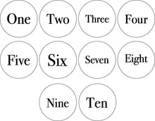 Load image into Gallery viewer, Classic Font Birthday Age 1-10 Fondant Cookie Stamp - Made in the UK with Love from House of Toot Sweet - Just £5! Shop now at House of Toot Sweet