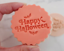 Load image into Gallery viewer, Happy Halloween Retro Stamp - Made in the UK with Love from House of Toot Sweet - Just £5! Shop now at House of Toot Sweet