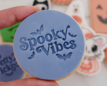 Load image into Gallery viewer, Spooky Vibes Retro Stamp - Made in the UK with Love from House of Toot Sweet - Just £5! Shop now at House of Toot Sweet