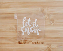 Load image into Gallery viewer, Let it Snow Embosser and Cutter - Made in the UK with Love from House of Toot Sweet - Just £6! Shop now at House of Toot Sweet