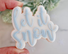 Load image into Gallery viewer, Let it Snow Embosser and Cutter - Made in the UK with Love from House of Toot Sweet - Just £6! Shop now at House of Toot Sweet