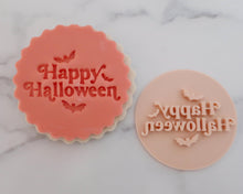 Load image into Gallery viewer, Happy Halloween Retro Stamp - Made in the UK with Love from House of Toot Sweet - Just £5! Shop now at House of Toot Sweet