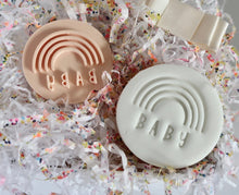 Load image into Gallery viewer, Rainbow Baby with or without font Stamp - Made in the UK with Love from House of Toot Sweet - Just £5! Shop now at House of Toot Sweet