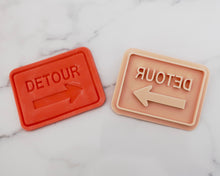 Load image into Gallery viewer, Detour Sign Stamp / Cutter - Made in the UK with Love from House of Toot Sweet - Just £5! Shop now at House of Toot Sweet