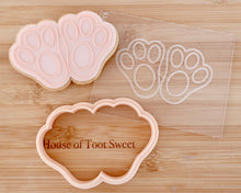 Load image into Gallery viewer, Bunny Feet Embosser / Cutter - Made in the UK with Love from House of Toot Sweet - Just £6.50! Shop now at House of Toot Sweet