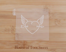 Load image into Gallery viewer, Winged Heart With Arrow Embosser / Cutter - Made in the UK with Love from House of Toot Sweet - Just £6! Shop now at House of Toot Sweet