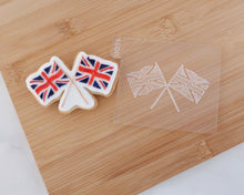 Load image into Gallery viewer, Union Jack Flags Embosser / Cutter - Made in the UK with Love from House of Toot Sweet - Just £6! Shop now at House of Toot Sweet