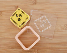 Load image into Gallery viewer, Dig In - Sign Embosser / Cutter - Made in the UK with Love from House of Toot Sweet - Just £6! Shop now at House of Toot Sweet