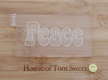 Load image into Gallery viewer, Peace Embosser / Cutter - Made in the UK with Love from House of Toot Sweet - Just £6! Shop now at House of Toot Sweet