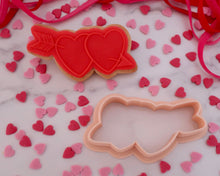 Load image into Gallery viewer, Double Heart With Arrow Embosser / Cutter - Made in the UK with Love from House of Toot Sweet - Just £5.50! Shop now at House of Toot Sweet