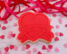 Load image into Gallery viewer, I Love You With Banner Embosser / Cutter - Made in the UK with Love from House of Toot Sweet - Just £6! Shop now at House of Toot Sweet