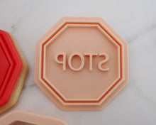 Load image into Gallery viewer, Stop Sign Stamp / Cutter - Made in the UK with Love from House of Toot Sweet - Just £5! Shop now at House of Toot Sweet