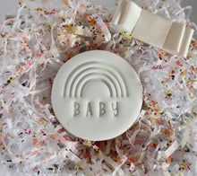 Load image into Gallery viewer, Rainbow Baby with or without font Stamp - Made in the UK with Love from House of Toot Sweet - Just £5! Shop now at House of Toot Sweet