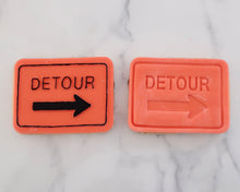 Load image into Gallery viewer, Detour Sign Stamp / Cutter - Made in the UK with Love from House of Toot Sweet - Just £5! Shop now at House of Toot Sweet