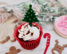 Load image into Gallery viewer, Christmas Elements - Cupcake Toppers or Charm, cake Toppers - Made in the UK with Love  from House of Toot Sweet - Just £3.50! Shop now at House of Toot Sweet