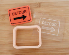 Load image into Gallery viewer, Detour Sign Embosser / Cutter - Made in the UK with Love from House of Toot Sweet - Just £5.50! Shop now at House of Toot Sweet