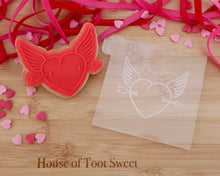 Load image into Gallery viewer, Winged Heart With Arrow Embosser / Cutter - Made in the UK with Love from House of Toot Sweet - Just £6! Shop now at House of Toot Sweet
