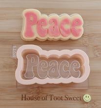 Load image into Gallery viewer, Peace Embosser / Cutter - Made in the UK with Love from House of Toot Sweet - Just £6! Shop now at House of Toot Sweet