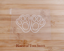 Load image into Gallery viewer, Bunny Feet Embosser / Cutter - Made in the UK with Love from House of Toot Sweet - Just £6.50! Shop now at House of Toot Sweet