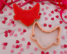 Load image into Gallery viewer, Winged Heart With Arrow Embosser / Cutter - Made in the UK with Love from House of Toot Sweet - Just £6! Shop now at House of Toot Sweet