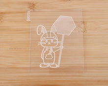 Load image into Gallery viewer, Bunny Construction Worker Embosser / Cutter - Made in the UK with Love from House of Toot Sweet - Just £6.50! Shop now at House of Toot Sweet