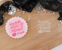 Load image into Gallery viewer, New Year Wishes & Midnight Kisses Embosser - Made in the UK with Love from House of Toot Sweet - Just £6.50! Shop now at House of Toot Sweet