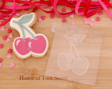 Load image into Gallery viewer, Heart Cherries Embosser / Cutter - Made in the UK with Love from House of Toot Sweet - Just £6.50! Shop now at House of Toot Sweet