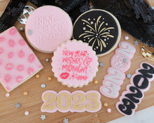 Load image into Gallery viewer, New Year Wishes & Midnight Kisses Embosser - Made in the UK with Love from House of Toot Sweet - Just £6.50! Shop now at House of Toot Sweet