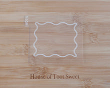 Load image into Gallery viewer, Rectangle Wavy Frame Embosser / Cutter - Made in the UK with Love from House of Toot Sweet - Just £6.50! Shop now at House of Toot Sweet