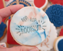 Load image into Gallery viewer, Hip Hip Hooray!! Stamp - Made in the UK with Love from House of Toot Sweet - Just £5! Shop now at House of Toot Sweet