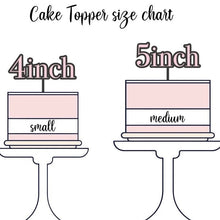 Load image into Gallery viewer, 80s Neon lights Personalised Year/ Name Cake topper - Made in the UK with Love from House of Toot Sweet - Just £10! Shop now at House of Toot Sweet