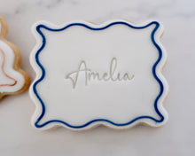 Load image into Gallery viewer, Rectangle Wavy Frame Embosser / Cutter - Made in the UK with Love from House of Toot Sweet - Just £6.50! Shop now at House of Toot Sweet