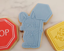 Load image into Gallery viewer, Bunny Construction Worker Embosser / Cutter - Made in the UK with Love from House of Toot Sweet - Just £6.50! Shop now at House of Toot Sweet