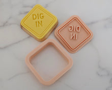 Load image into Gallery viewer, Dig In - Sign Stamp / Cutter - Made in the UK with Love from House of Toot Sweet - Just £5! Shop now at House of Toot Sweet