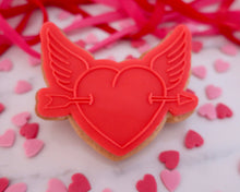 Load image into Gallery viewer, Winged Heart With Arrow Embosser / Cutter - Made in the UK with Love from House of Toot Sweet - Just £6! Shop now at House of Toot Sweet