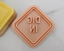 Load image into Gallery viewer, Dig In - Sign Stamp / Cutter - Made in the UK with Love from House of Toot Sweet - Just £5! Shop now at House of Toot Sweet