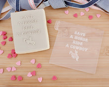 Load image into Gallery viewer, Save A Horse Ride A Cowboy Embosser - Made in the UK with Love from House of Toot Sweet - Just £6.50! Shop now at House of Toot Sweet