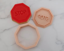Load image into Gallery viewer, Stop Sign Stamp / Cutter - Made in the UK with Love from House of Toot Sweet - Just £5! Shop now at House of Toot Sweet